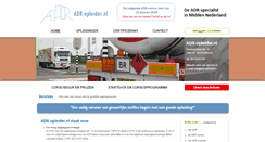 Desktop Screenshot of adr-opleider.nl